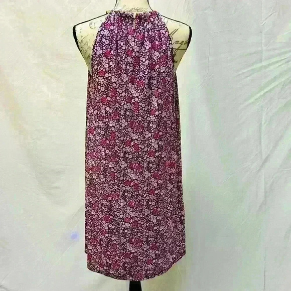 MICHAEL KORS Floral Midi Halter Chain Neck
Sleeveless Dress Size Medium - Picture 5 of 16